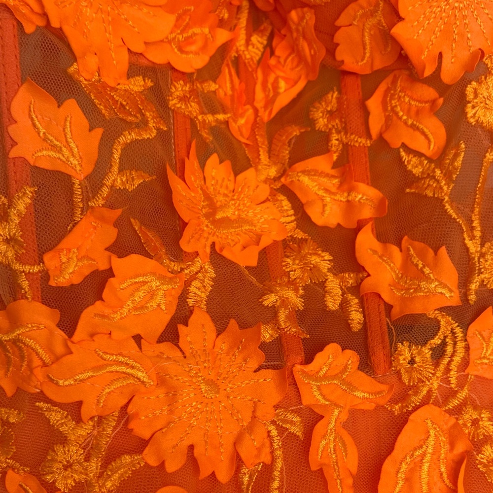 Jovani prom dress in flaming orange! - Picture 7 of 11